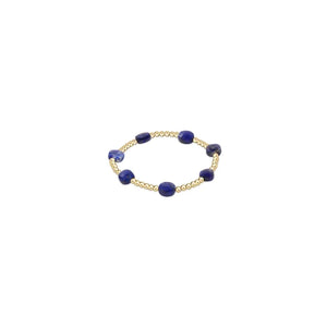 ENEWTON DESIGN ED BADG3LAP ADMIRE GOLD 3MM BEAD BRACELET - LAPIS