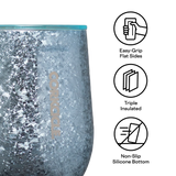 Corkcicle. CC 2312SIB 12oz Stemless - 3 Styles