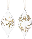 Raz Imports RZ 4524582x Snowflake Ornament, 7in - 2 Styles