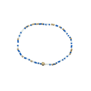 ENEWTON DESIGN ED BGDHOPUNWCOBWHI GAMEDAY HOPE UNWRITTEN BRACELET - COBALT - WHITE