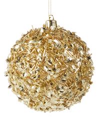 Raz Imports RZ 454xx Gold Sequin Ball Ornament - 2 Sizes