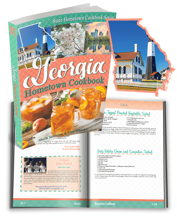 Great American Publishers GAP COOKBOOK Georgia Hometown Cookbook