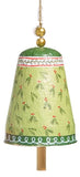 Raz Imports RZ 4511200x Pattern Christmas Paper Mache Bell Ornament, 10in - 2 Styles