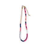 Ink + Alloy IA RPNK5500 Maria color block and stripe beaded necklace