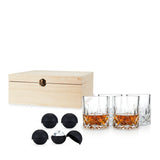 True Brands 26 10918 VISKI Admiral 8-Piece Crystal Tumbler & Ice Sphere Box Set