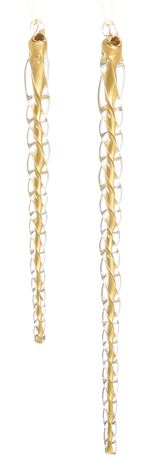 Raz Imports RZ 4524538x Gold Icicle Ornaments - 3 Sizes