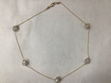 ENEWTON DESIGN ED N15ADSIG 15" CHOKER ADMIRE SIMPLICITY CHAIN GOLD - FACETED ONYX