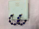 ENEWTON DESIGN ED EBEGRA125PH BEADED GRATEFUL 1.25" POST HOOP
