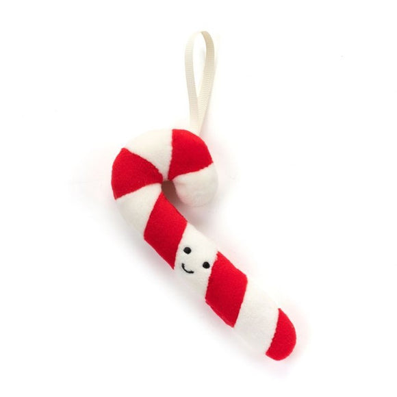 Jellycat JC FFH6CC Festive Folly Candy Cane Ornament