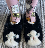 Oooh Yeah OY GWP20717x Women's Slippers, Good Kitty - 3 Sizes