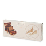 True Brands 26 11833 TWINE LIVING Tiered Wood Cheese Board Display