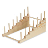 True Brands 26 11833 TWINE LIVING Tiered Wood Cheese Board Display