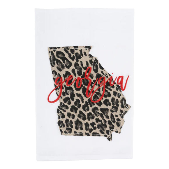 Glory Haus GH 70140541 Georgia Cheetah Print Tea Towel