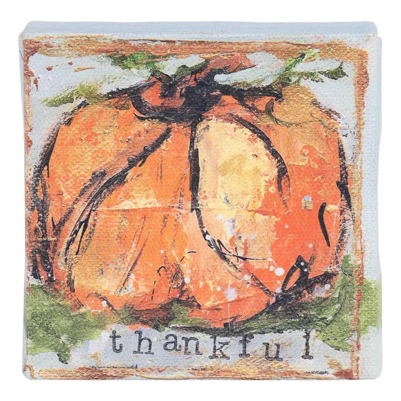 Glory Haus GH 10130424 Thankful Pumpkin Canvas