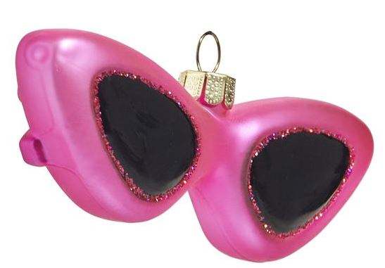 Raz Imports RZ 4452884 Retro Pink Sunglasses Ornament, 5in