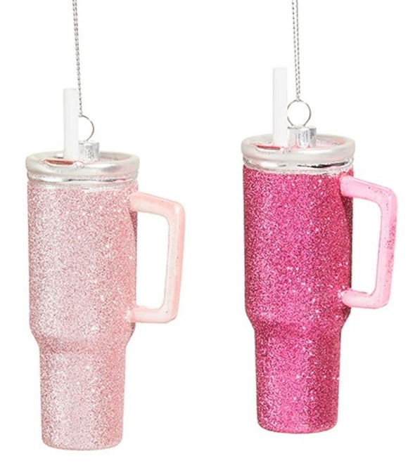 Raz Imports RZ 4552943x Pink Disco Tumbler Ornament, 5