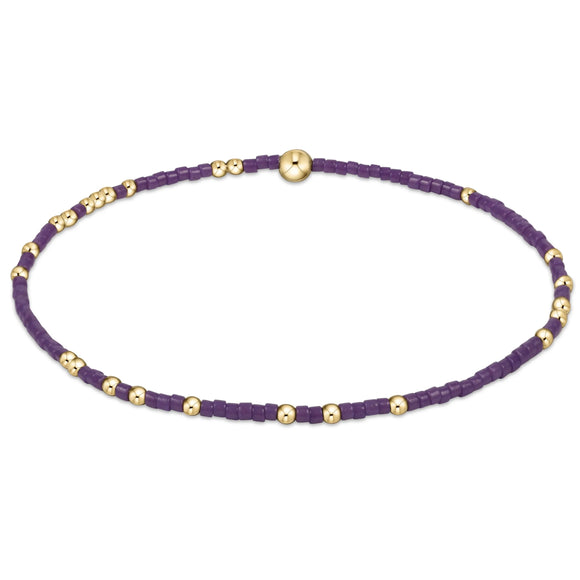 ENEWTON DESIGN ED BGDHOPUNWPUR GAMEDAY HOPE UNWRITTEN BRACELET - PURPLE