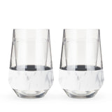 True Brands 26 10025 HOST Wine Freeze XL Cooling Cup - Marble Set of 2