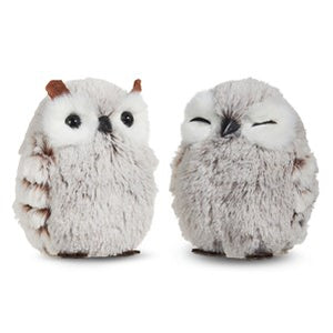 Raz Imports RI 4303450 4.75" Grey Owl Ornament - Assortment of 2- Sold Separately