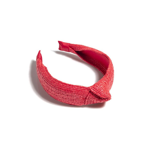 Shiraleah SL 12-BW-111Re Knotted Woven Headband, Red