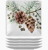 Michel Design Works MDW 8283xx Melamine Canape Plates - Set of 4
