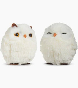 Raz Imports RI 4303454 4" White Owl Ornament - 2 Assortment - Sold Separately