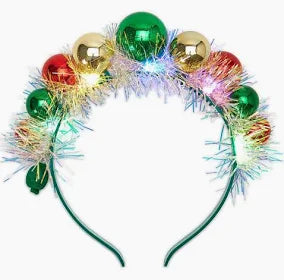 TWO'S COMPANY TC 82290 BAUBLES BELLE LIGHT UP HEADBAND WITH 3 MODES