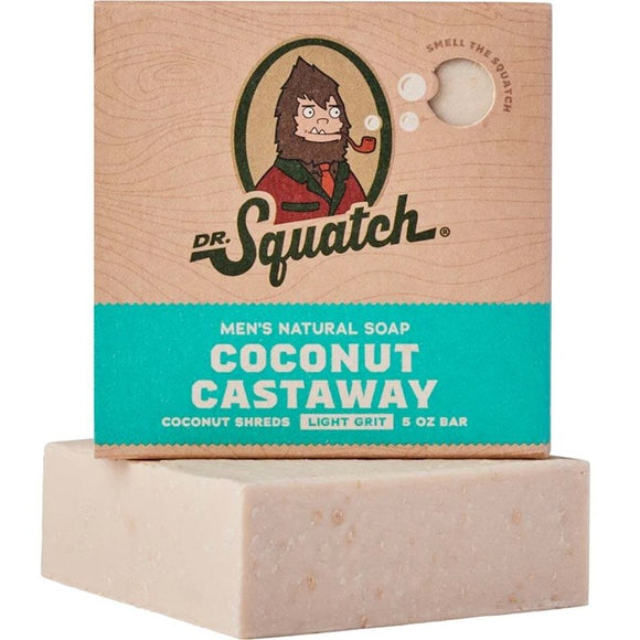 Dr. Squatch DS WH-BAR-CNO-01 Coconut Castaway Bar Soap