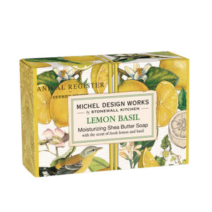 MICHEL DESIGN WORKS MDW 816008 LEMON BASIL 4.5 OZ BOXED SOAP