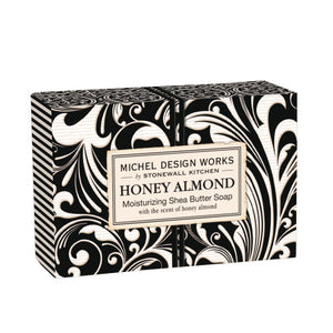 MICHEL DESIGN WORKS MDW 816182 HONEY ALMOND 4.5 OZ. BOXED SOAP