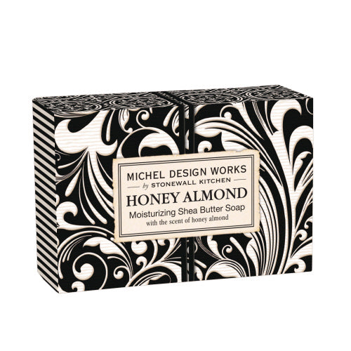 MICHEL DESIGN WORKS MDW 816182 HONEY ALMOND 4.5 OZ. BOXED SOAP
