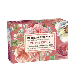 MICHEL DESIGN WORKS MDW 816375 BLUSH PEONY 4.5 OZ BOXED SOAP