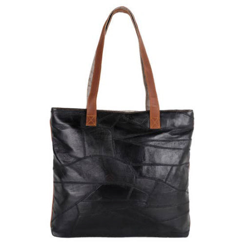 VAAN & CO VC VBLK40 CARBON TOTE BAG BLACK