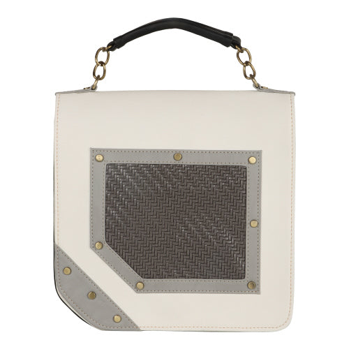 Vaan & Co VC VLSQ2 FOXIE CASEY CROSSBODY W/FRONT FLAP IN GRAY