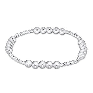 ENEWTON DESIGN ED BCLSS25BLFPSS5 CLASSIC BLISSFUL PATTERN 2.5MM BEAD BRACELET - 5MM STERLING