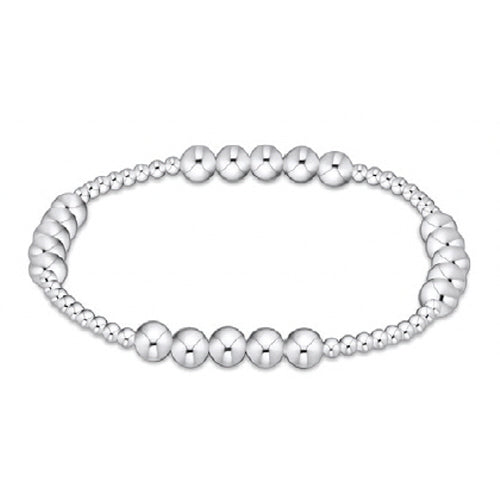 ENEWTON DESIGN ED BCLSS25BLFPSS5 CLASSIC BLISSFUL PATTERN 2.5MM BEAD BRACELET - 5MM STERLING