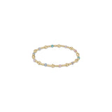eNewton Design 26 BDIGSING4xx Dignity Sincerity Gold 4mm Bracelet - 10 Styles