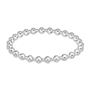 ENEWTON DESIGN ED BEXCLGRAPSS5 EXTENDS - CLASSIC GRATEFUL PATTERN 5MM BEAD BRACELET - STERLING