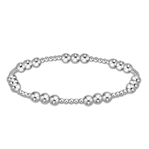 ENEWTON DESIGN ED BEXCLJOYPSS5 EXTENDS - CLASSIC JOY PATTERN 5MM BEAD BRACELET - STERLING