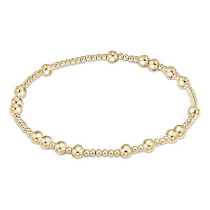 ENEWTON DESIGN ED EGBHOPUNWG4 EGIRL HOPE UNWRITTEN 4MM BEAD BRACELET - GOLD