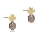 ENEWTON DESIGN ED ESCGS SIGNATURE CROSS GOLD STUD EARRINGG