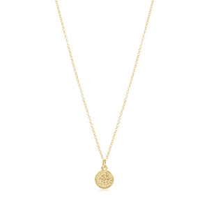 ENEWTON DESIGN ED N16GBLSSMGD 16" NECKLACE GOLD - BLESSING SMALL GOLD DISC