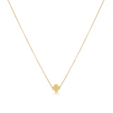 eNewton Design 26 N16GSCxx	16" Necklace Gold - Signature Cross - 8 Styles