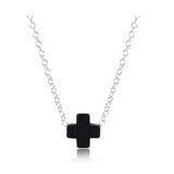 eNewton Design 26 N16SSSCxx 16" Necklace Sterling - Signature Cross - 7 Styles