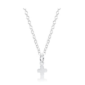 ENEWTON DESIGN ED N16SSSCSMS 16" NECKLACE STERLING SILVER - SIGNATURE CROSS SMALL STERLING CHARM