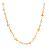 eNewton Design 26 N17SICLG2x 17" Choker Simplicity Chain Gold - Classic Gold - 3 Sizes