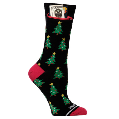 Pocket Socks PS 13016 'O Christmas Tree-Limited Edition Pocket Socks-Womens