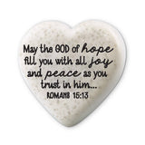 Dicksons Gifts 26 407xx Tabletop Heart Stone 2.25in - 14 Styles