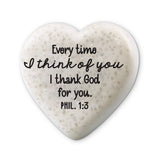 Dicksons Gifts 26 407xx Tabletop Heart Stone 2.25in - 14 Styles