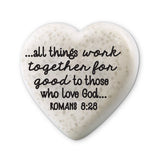 Dicksons Gifts 26 407xx Tabletop Heart Stone 2.25in - 14 Styles